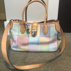 Dooney & Bourke patchwork patterned purse